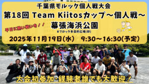 第18回Team Kiitosカップ〜個人戦〜【幕張海浜公園　砂】