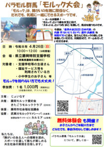 パラモル群馬「モルック大会」